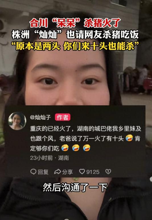 MK体育-株洲灿灿跟风杀猪，比呆呆还野！文旅提前6天准备，却被网友骂惨